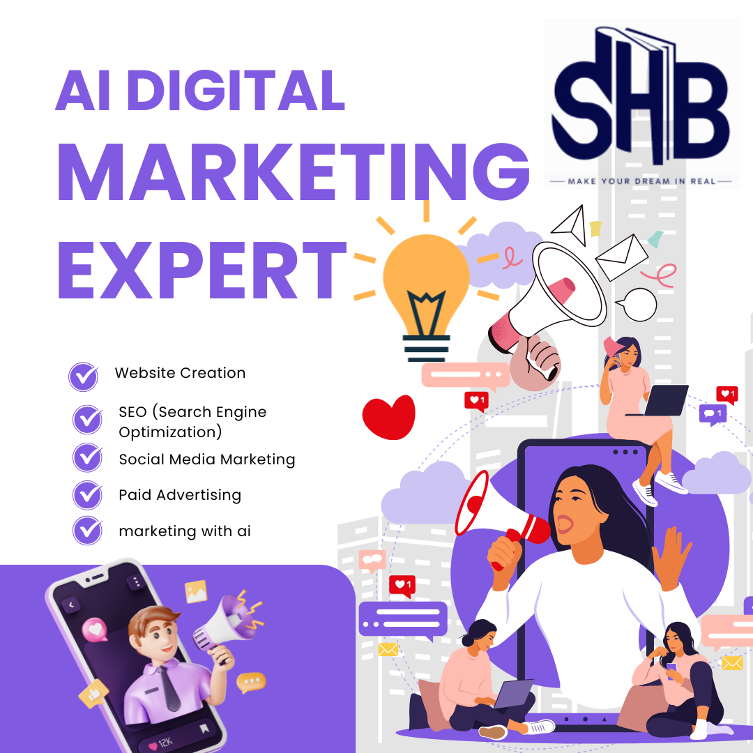 AI Digital Marketing Expert: Master SEO, Social Media, Ads &amp;amp; AI Marketing